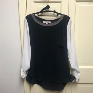 Loft color block shirt